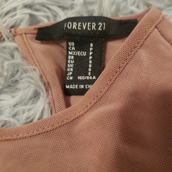 FOREVER 21 | [NwT]Long Sleeve Mesh Peplum Top! - Picture 5 of 7